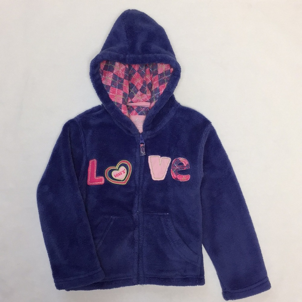 Levi’s Girl Hooded Fuzzy Jacket